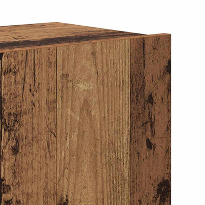 TV Cabinet Set Wall-mounted 6 pcs Old wood 80 x 30 x 30 cm Wood