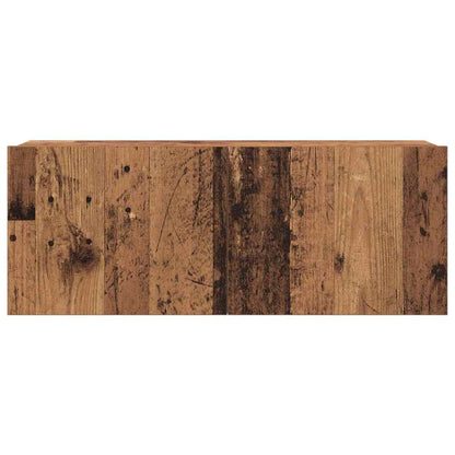 TV Cabinet Set Wall-mounted 6 pcs Old wood 80 x 30 x 30 cm Wood