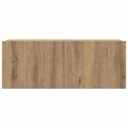 TV Cabinet 6 pcs Brown 221 x 30 x 180 cm Engineered wood