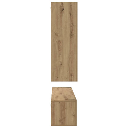 TV Cabinet Set Wall-mounted 5 pcs Artisan oak 30.5 x 30 x 90 cm