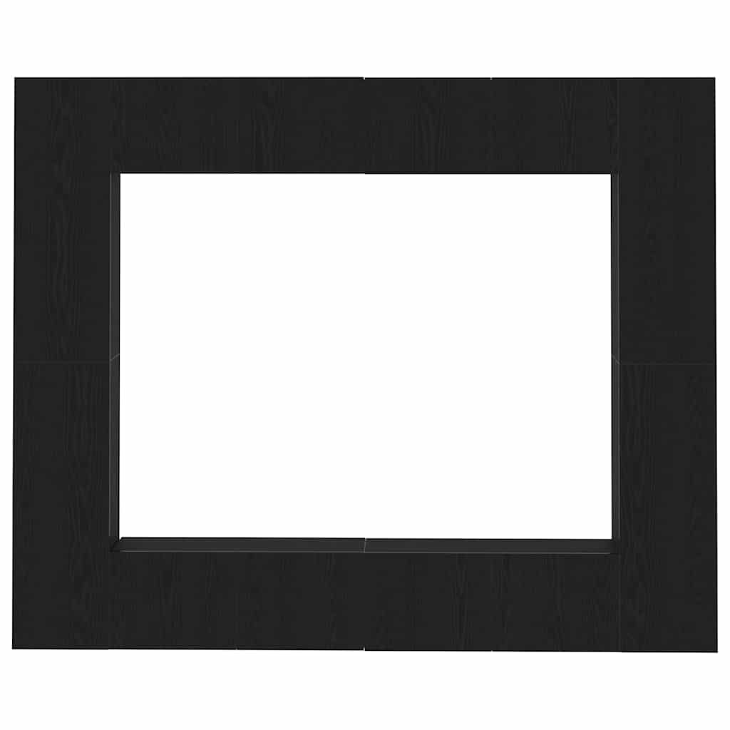 TV Cabinet 8 pcs Black 221 x 30 x 180 cm Engineered wood
