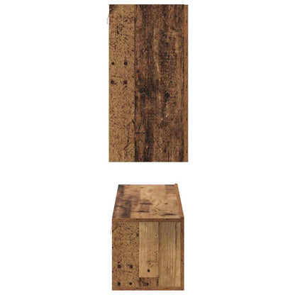 TV Cabinet Set 4 pcs Old wood 30.5 x 30 x 60 cm Engineered wood