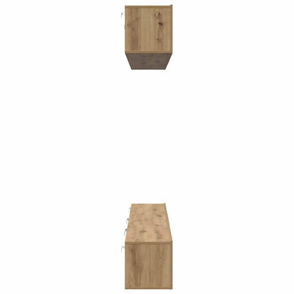 TV Cabinet Set Wall-mounted 6 pcs Artisan oak 80 x 30 x 30 cm