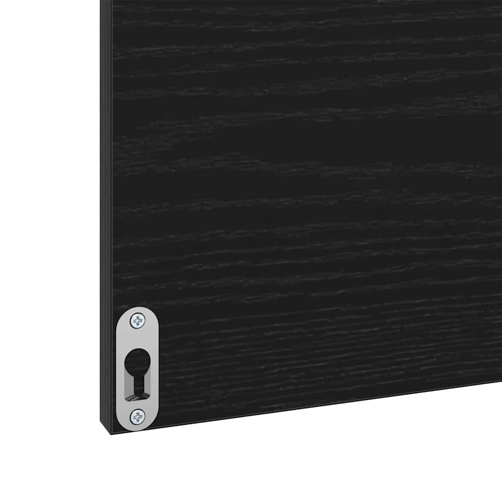 Bathroom Furniture Set 3 pcs Black oak 60 x 38.5 x 45 cm
