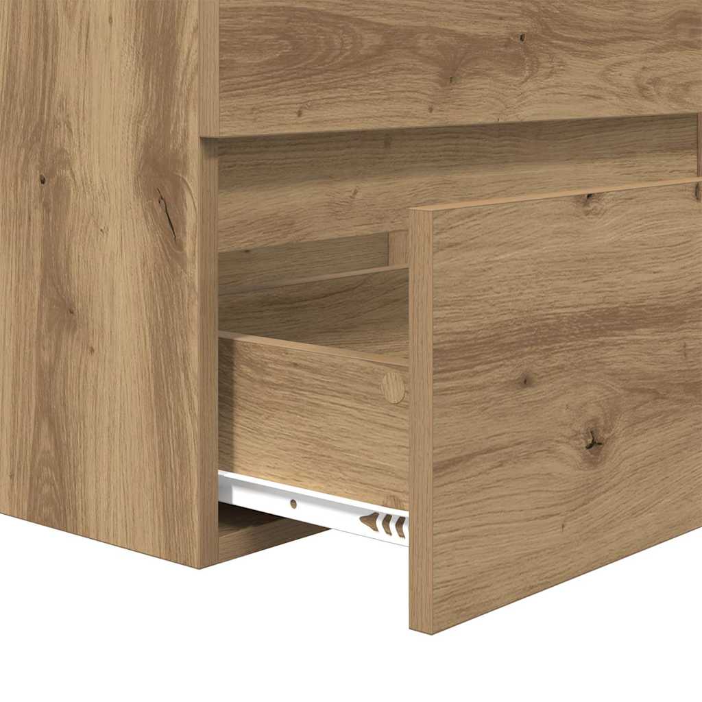 Bathroom Furniture Set 3 pcs Artisan oak 60 x 38.5 x 45 cm