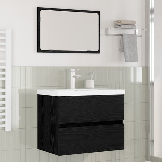 Bathroom Furniture Set 3 pcs Artisan oak 60 x 38.5 x 45 cm