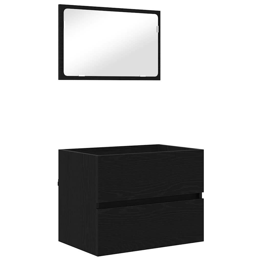 Bathroom Furniture Set 3 pcs Artisan oak 60 x 38.5 x 45 cm