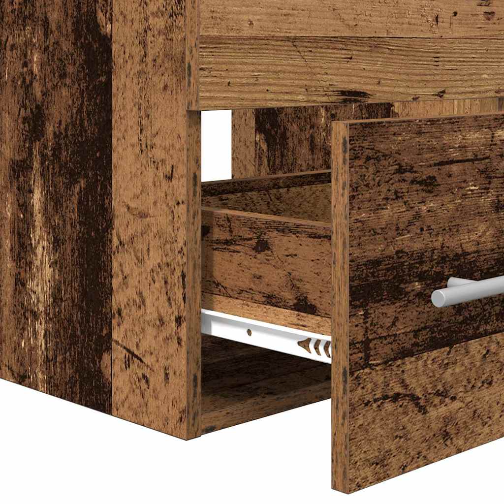 Bathroom Furniture Set 2 pcs Old wood 41 x 38.5 x 48 cm