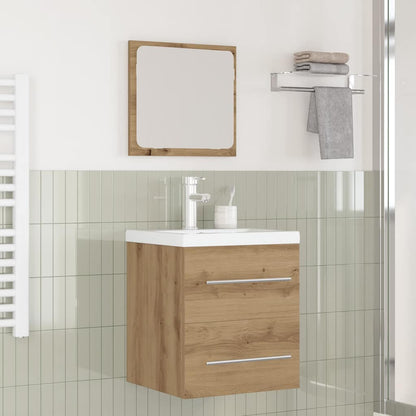 Bathroom Furniture Set 2 pcs Black oak 41 x 38.5 x 48 cm