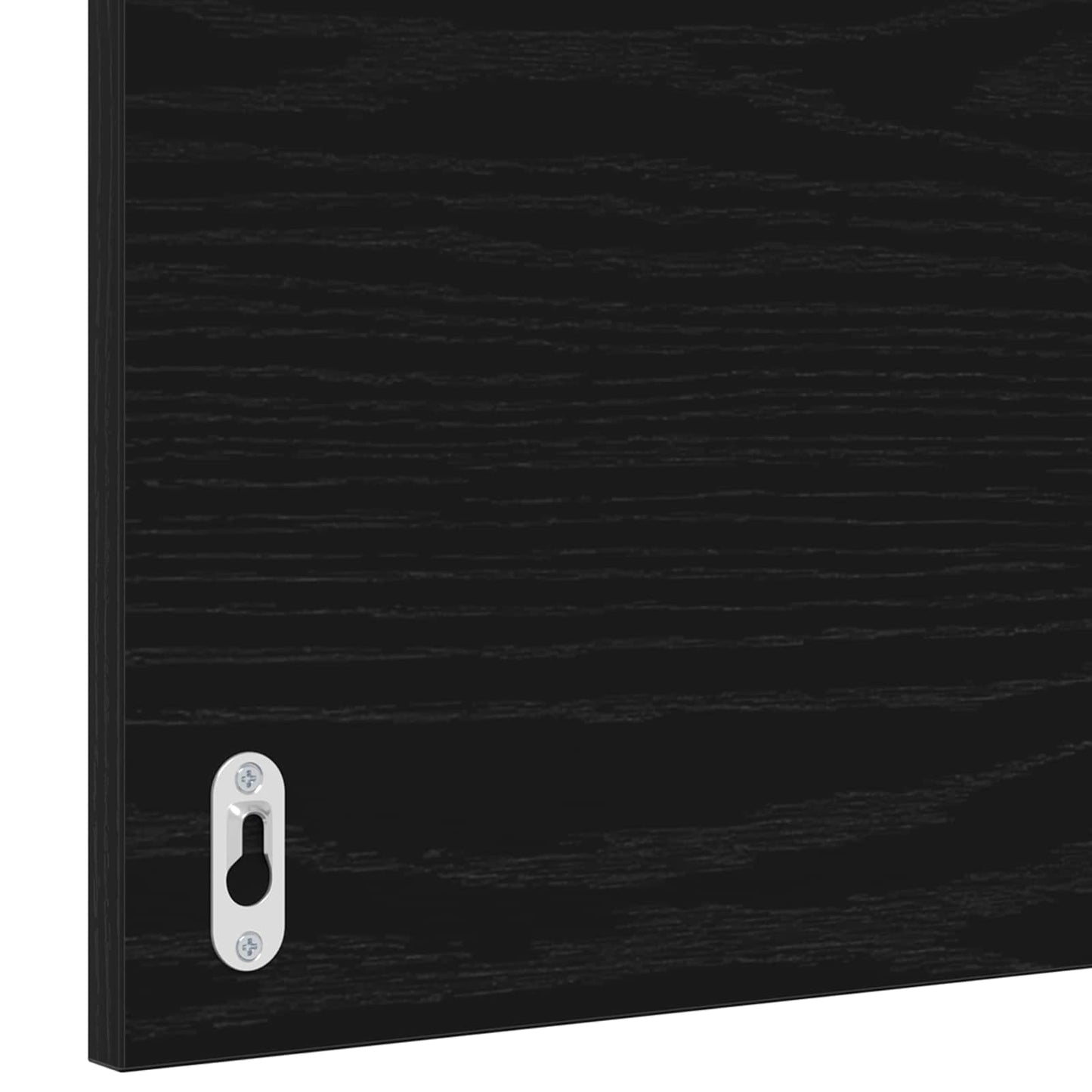 Bathroom Furniture Set with Drawer 2 pcs Black Oak and White