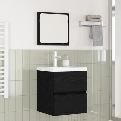 Bathroom Furniture Set 3 pcs Artisan oak and White Medium