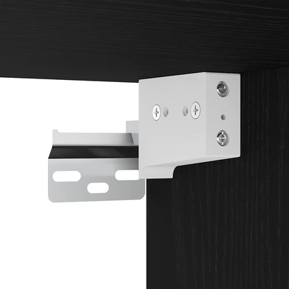 TV Cabinet Set Wall-mounted 4 pcs Black oak 30.5 x 30 x 60 cm
