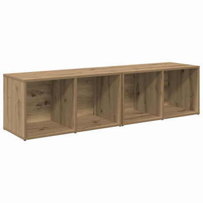 TV Cabinet Set Wall-mounted 2 pcs Artisan Oak 37 x 35 x 72 cm
