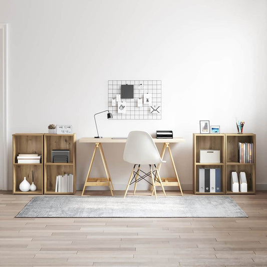 TV Cabinet Set 4 pcs Artisan oak 37 x 35 x 72 cm