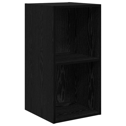 TV Cabinet Set 4 pcs Black Oak 37 x 37 x 72 cm Engineered Wood