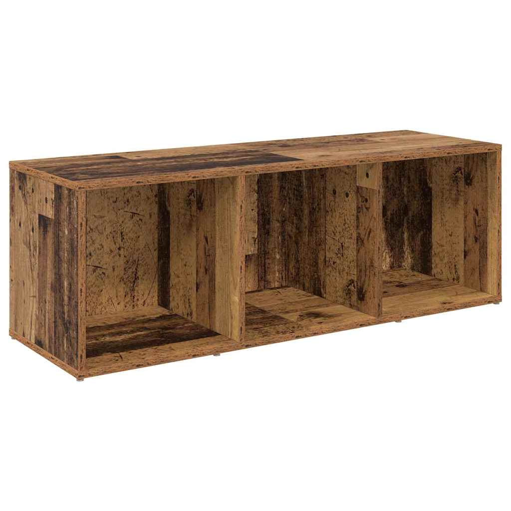 TV Cabinet 3 pcs Old wood 37 x 35 x 107.5 cm Engineered wood