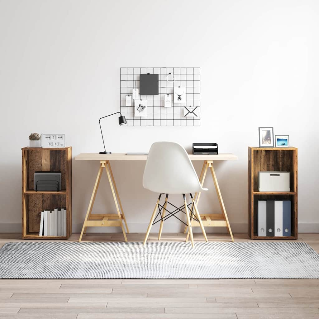 TV Cabinet Set 2 pcs Old Wood 72 x 35 x 36.5 cm Engineered Wood