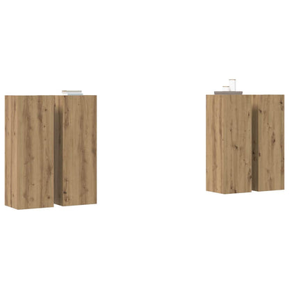 TV Cabinet Set Wall-mounted 4 pcs Artisan oak 30.5 x 30 x 90 cm