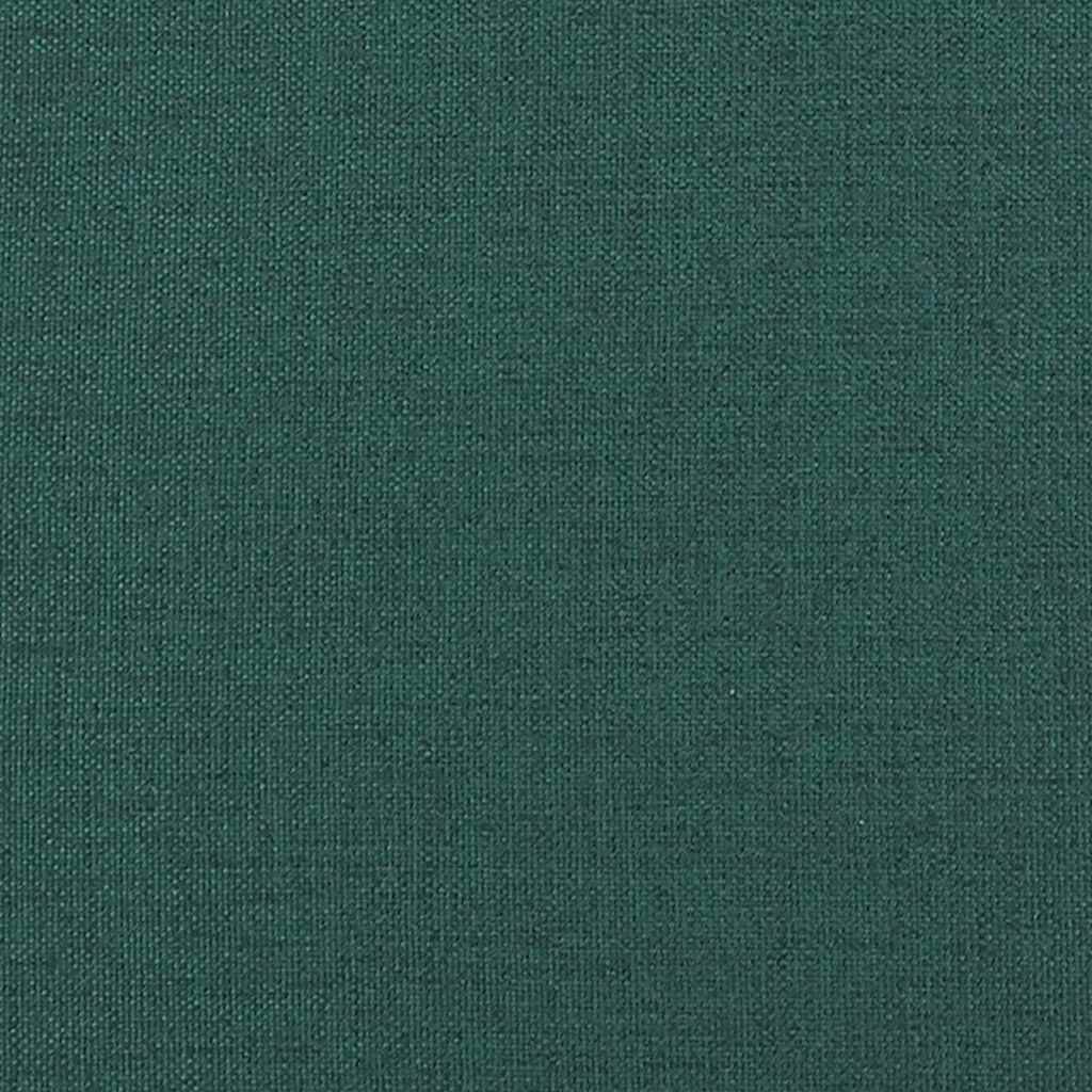 Corner Bed Frame with Headboard Dark green 80 x 200 cm