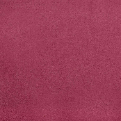 Corner Bed Frame with Headboard Wine red 100 x 200 cm Velvet