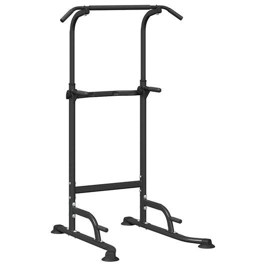 Power Tower Dip Station Other Black 95 x 102 x (160-210) cm