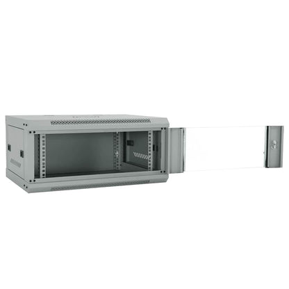 Network Cabinet with Storage Grey 60 x 45 x 28 cm Steel
