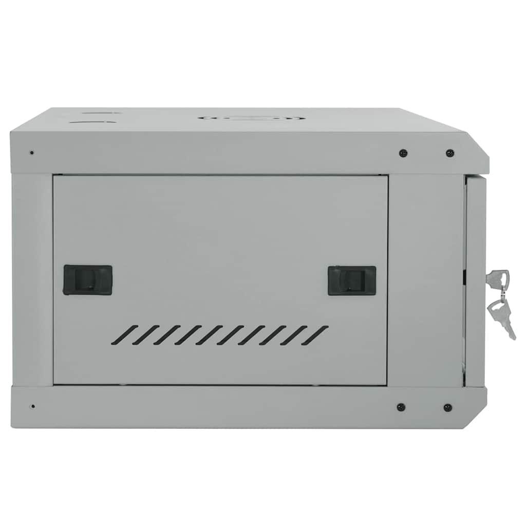 Network Cabinet with Storage Grey 60 x 45 x 28 cm Steel