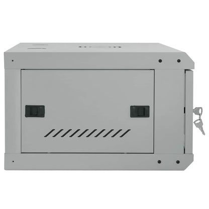 Network Cabinet with Storage Grey 60 x 45 x 28 cm Steel