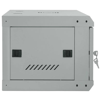 Network Cabinet with Storage Grey 60 x 35 x 28 cm Steel