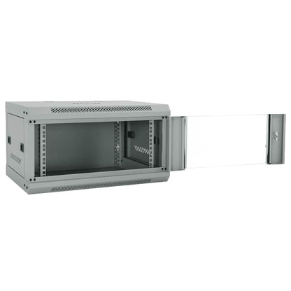 Network Cabinet with Storage Grey 60 x 45 x 35 cm Steel