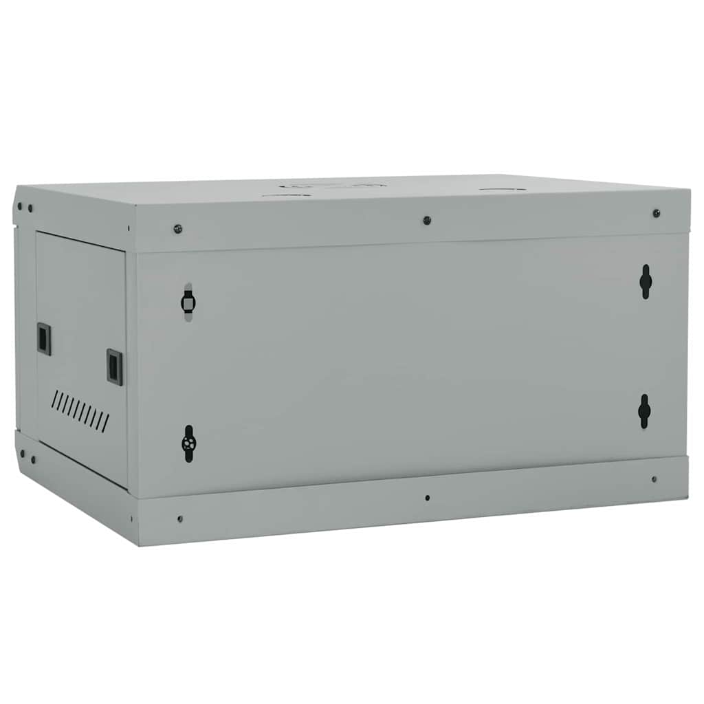 Network Cabinet with Storage Grey 60 x 45 x 35 cm Steel