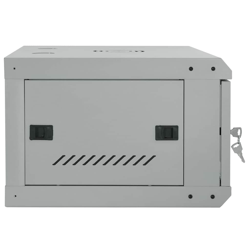 Network Cabinet with Storage Grey 60 x 45 x 35 cm Steel