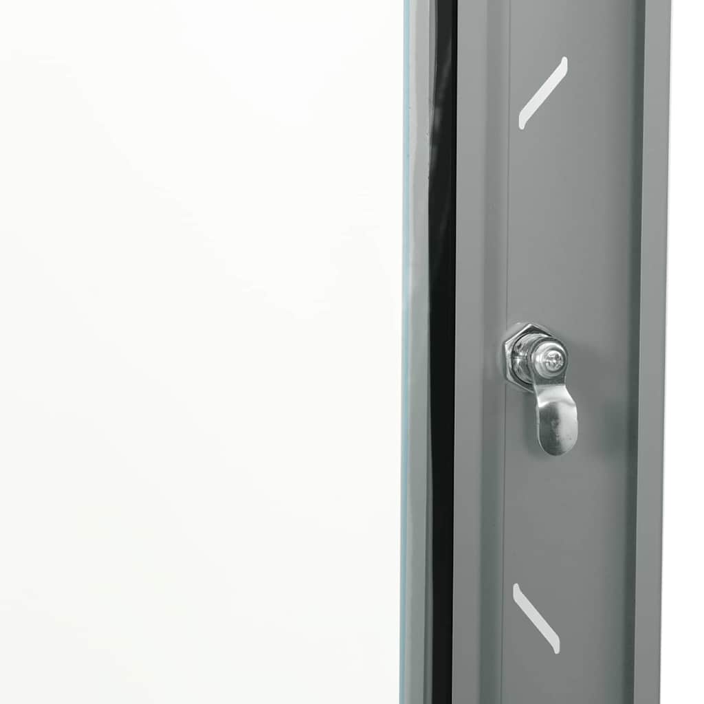 Network Cabinet with Storage Grey 60 x 60 x 50 cm Steel