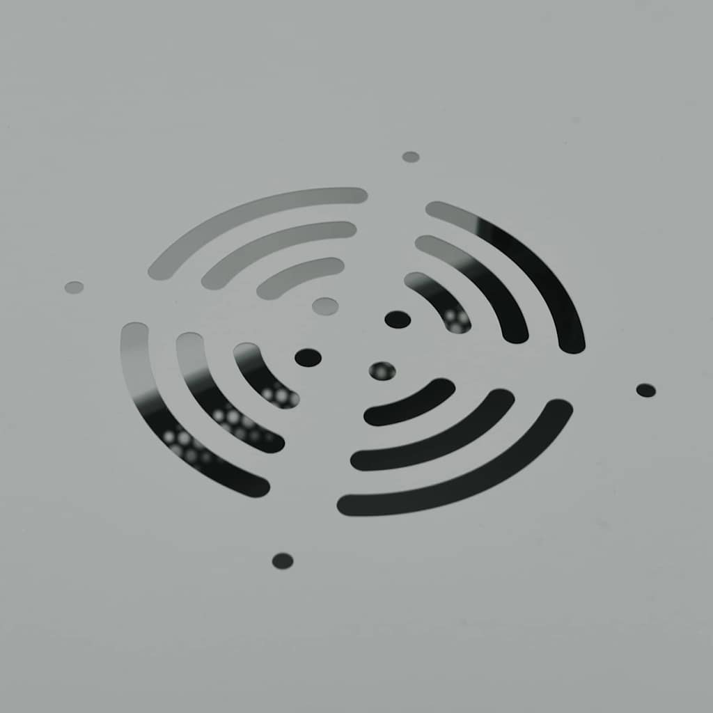 Network Cabinet with Storage Grey 60 x 60 x 50 cm Steel