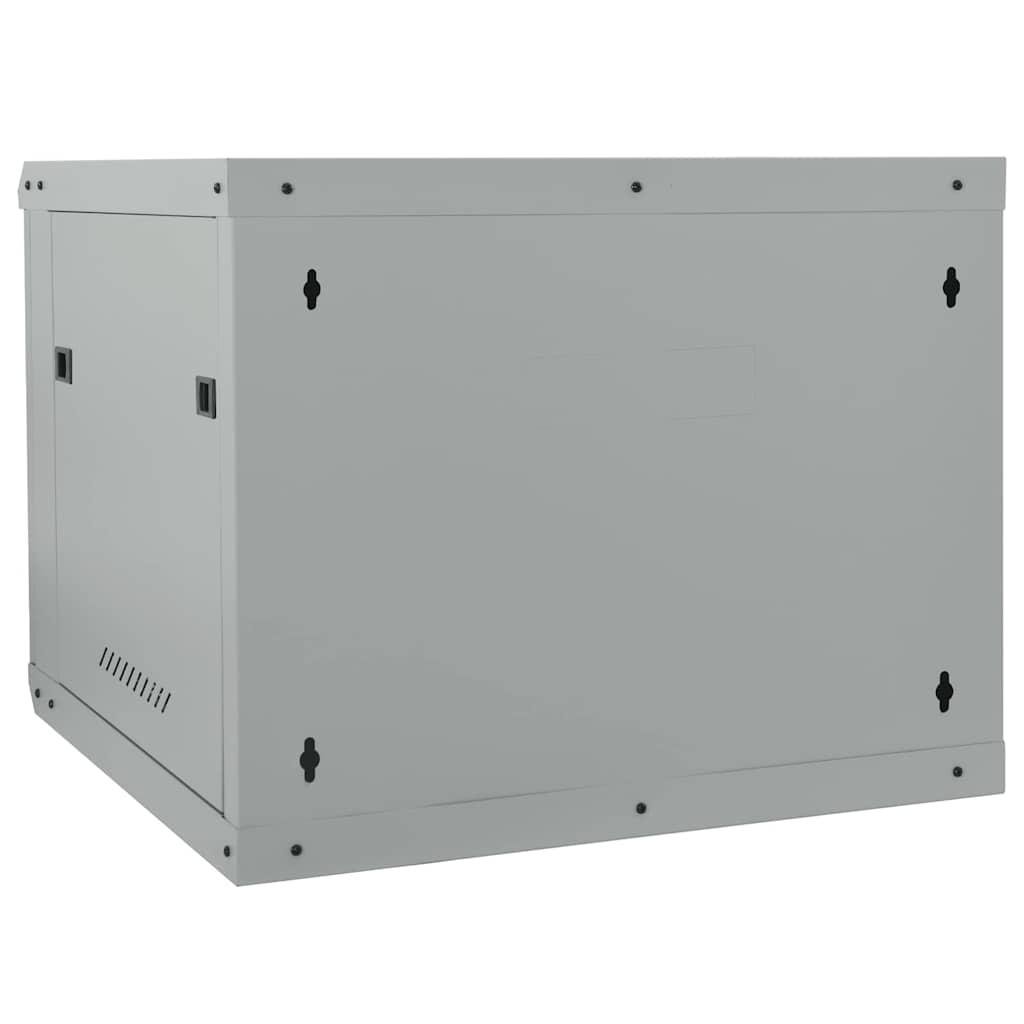 Network Cabinet with Storage Grey 60 x 60 x 50 cm Steel
