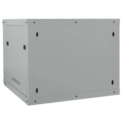 Network Cabinet with Storage Grey 60 x 60 x 50 cm Steel