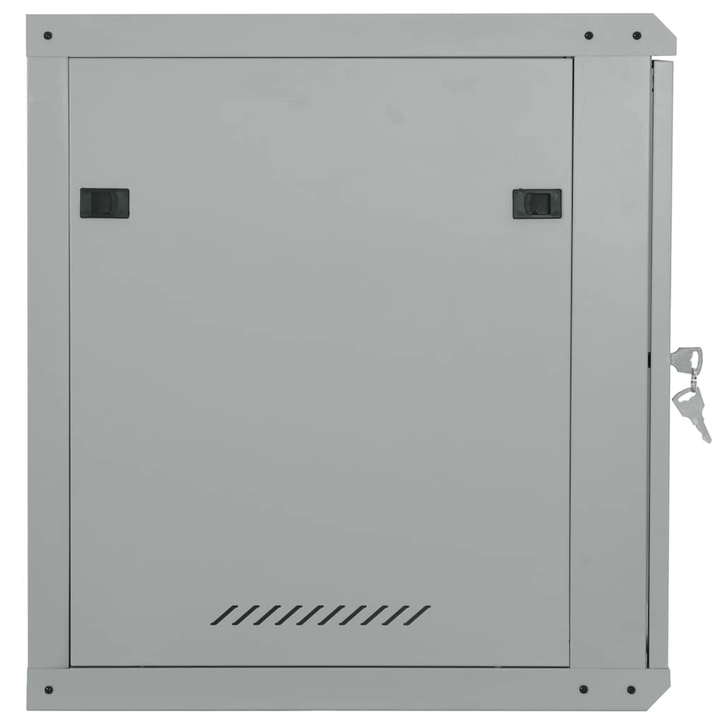 Network Cabinet with Storage Grey 60 x 60 x 50 cm Steel