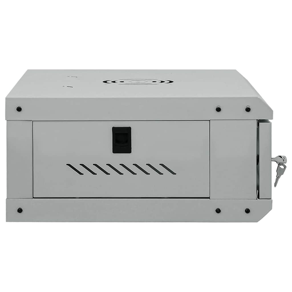 Network Cabinet with Storage Grey 53 x 35 x 21 cm Steel