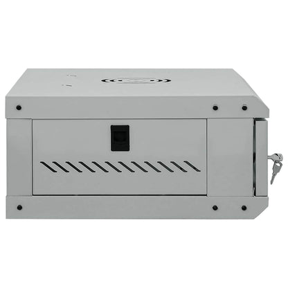 Network Cabinet with Storage Grey 53 x 45 x 21 cm Steel