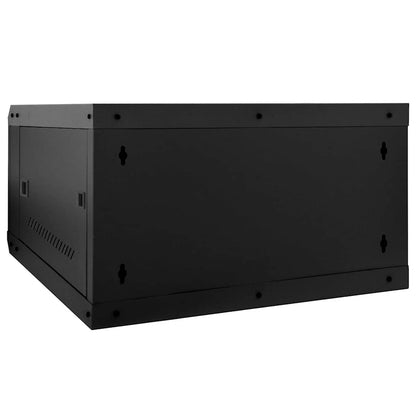 Network Cabinet with Storage Black 53 x 60 x 30 cm Steel