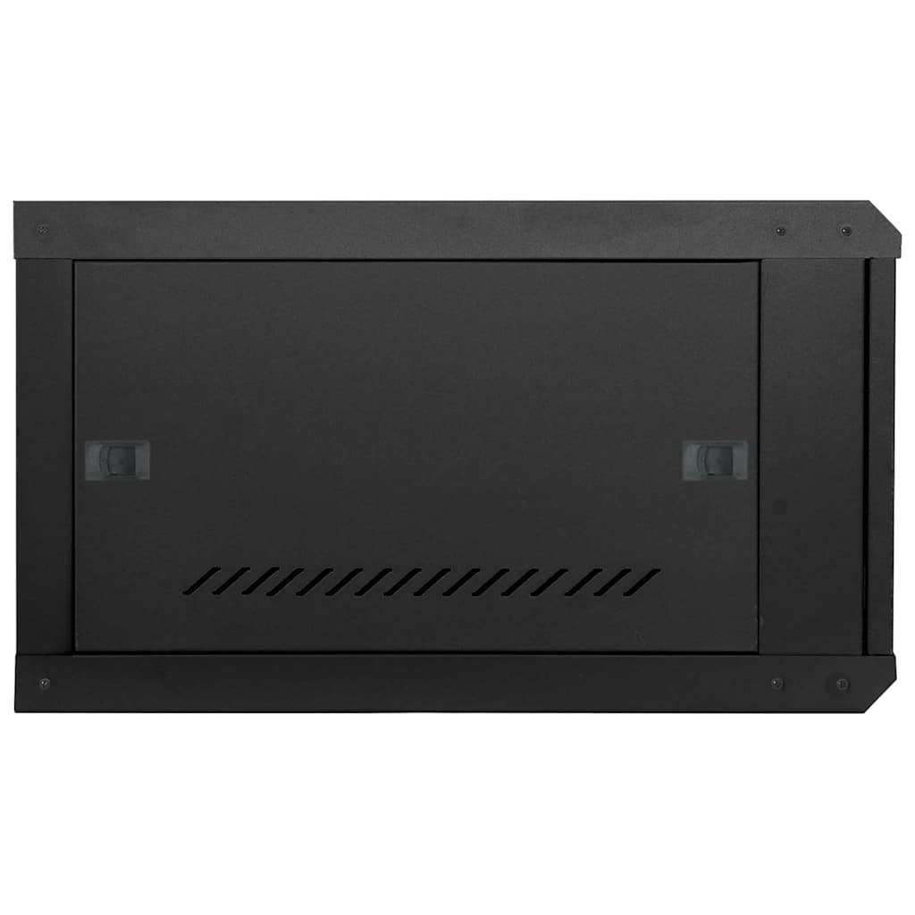 Network Cabinet with Storage Black 53 x 60 x 30 cm Steel