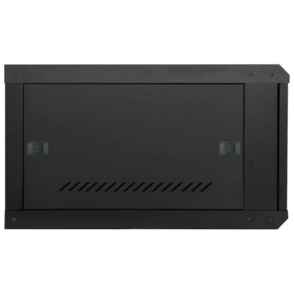 Network Cabinet with Storage Black 53 x 60 x 30 cm Steel
