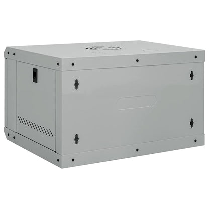Network Cabinet with Storage Grey 53 x 45 x 30 cm Steel
