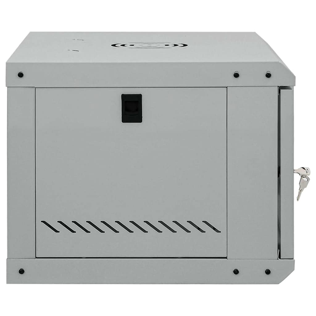 Network Cabinet with Storage Grey 53 x 45 x 30 cm Steel