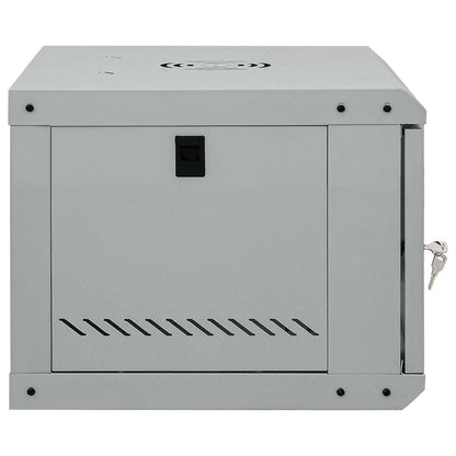 Network Cabinet with Storage Grey 53 x 45 x 30 cm Steel