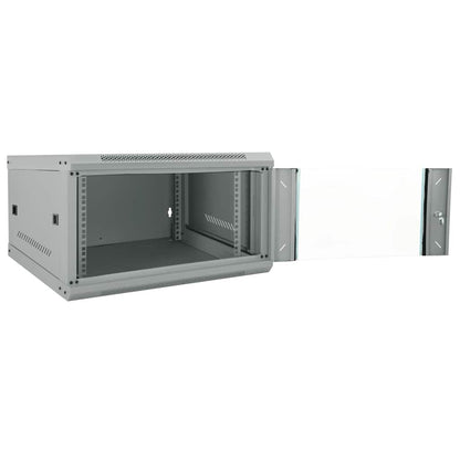 Network Cabinet with Storage Grey 53 x 60 x 30 cm Steel