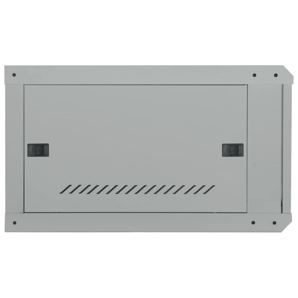 Network Cabinet with Storage Grey 53 x 60 x 30 cm Steel