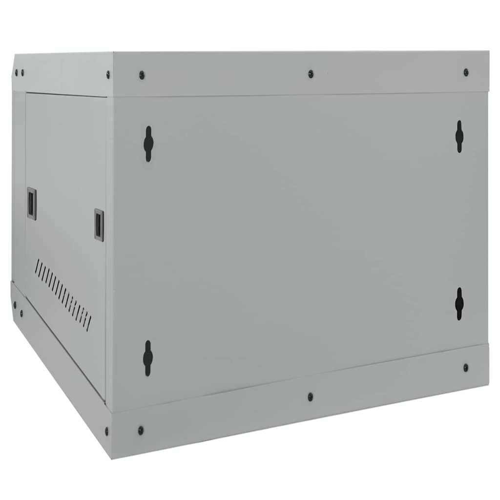 Network Cabinet with Storage Grey 53 x 60 x 45 cm Steel