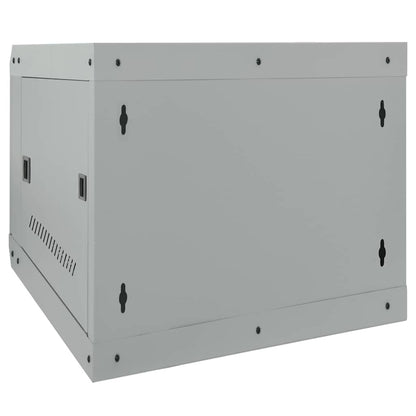 Network Cabinet with Storage Grey 53 x 60 x 45 cm Steel