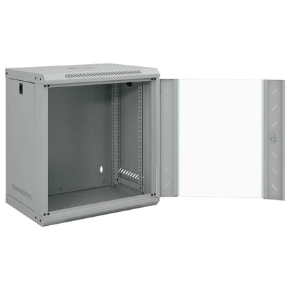 Network Cabinet with Storage Grey 53 x 45 x 60 cm Steel